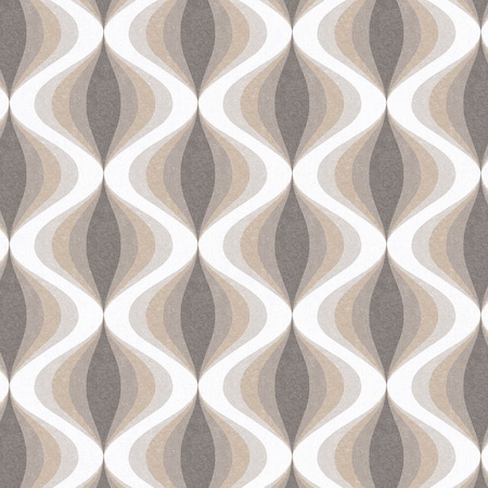 Manhattan Comfort Niort, Vinyl Turbine Twist Wallpaper, 205 In X 33 Ft = 56 Sq Ft Niort